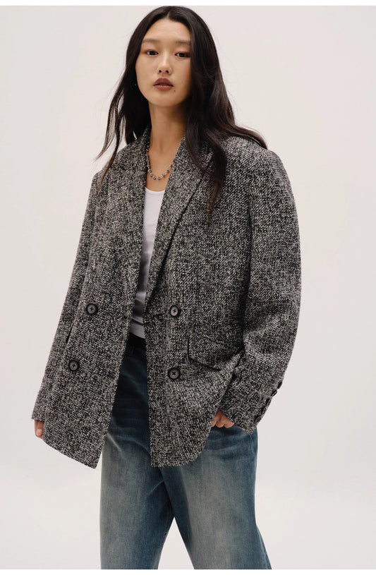 Italian Tweed Suit Jacket