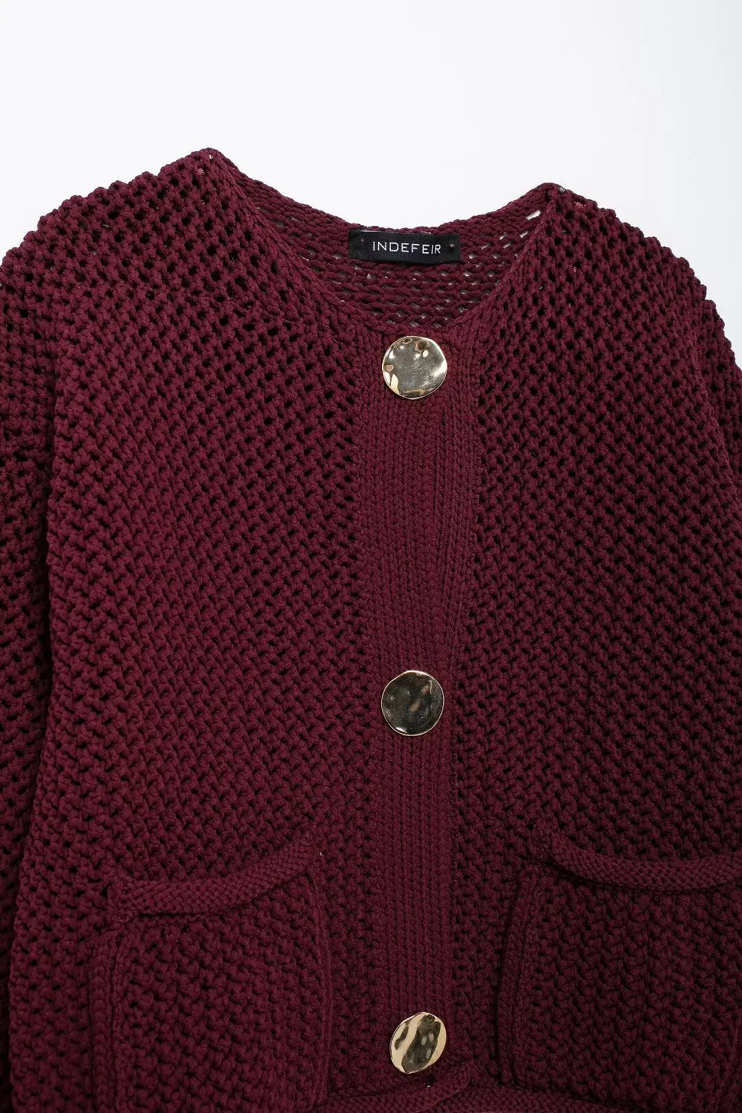Cardigan Metal Buttons