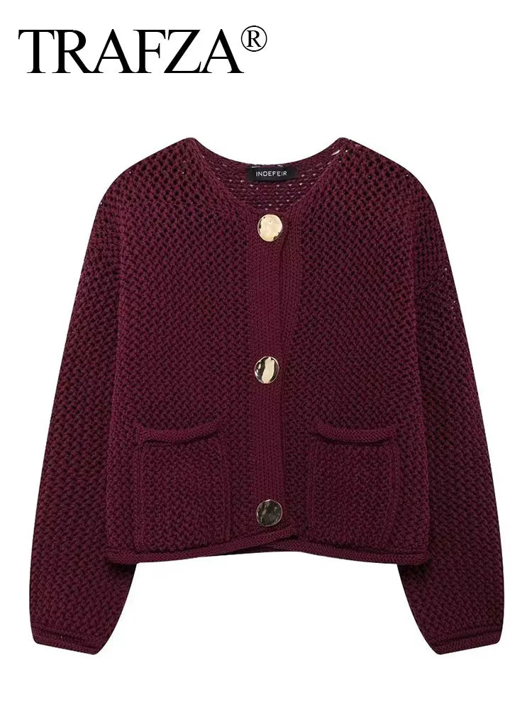 Cardigan Metal Buttons