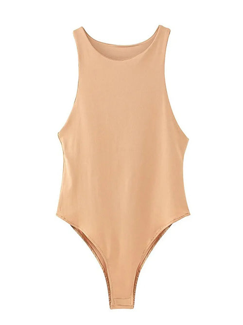 letní pevné sexy bodycon dámské body 8 barev zelené slim