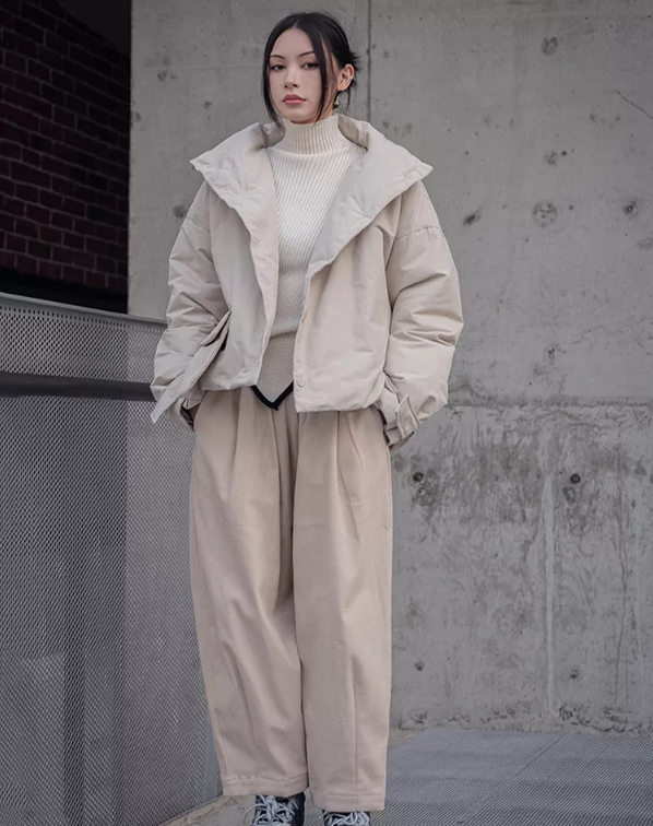 Eatan Puff Jacket – Sand