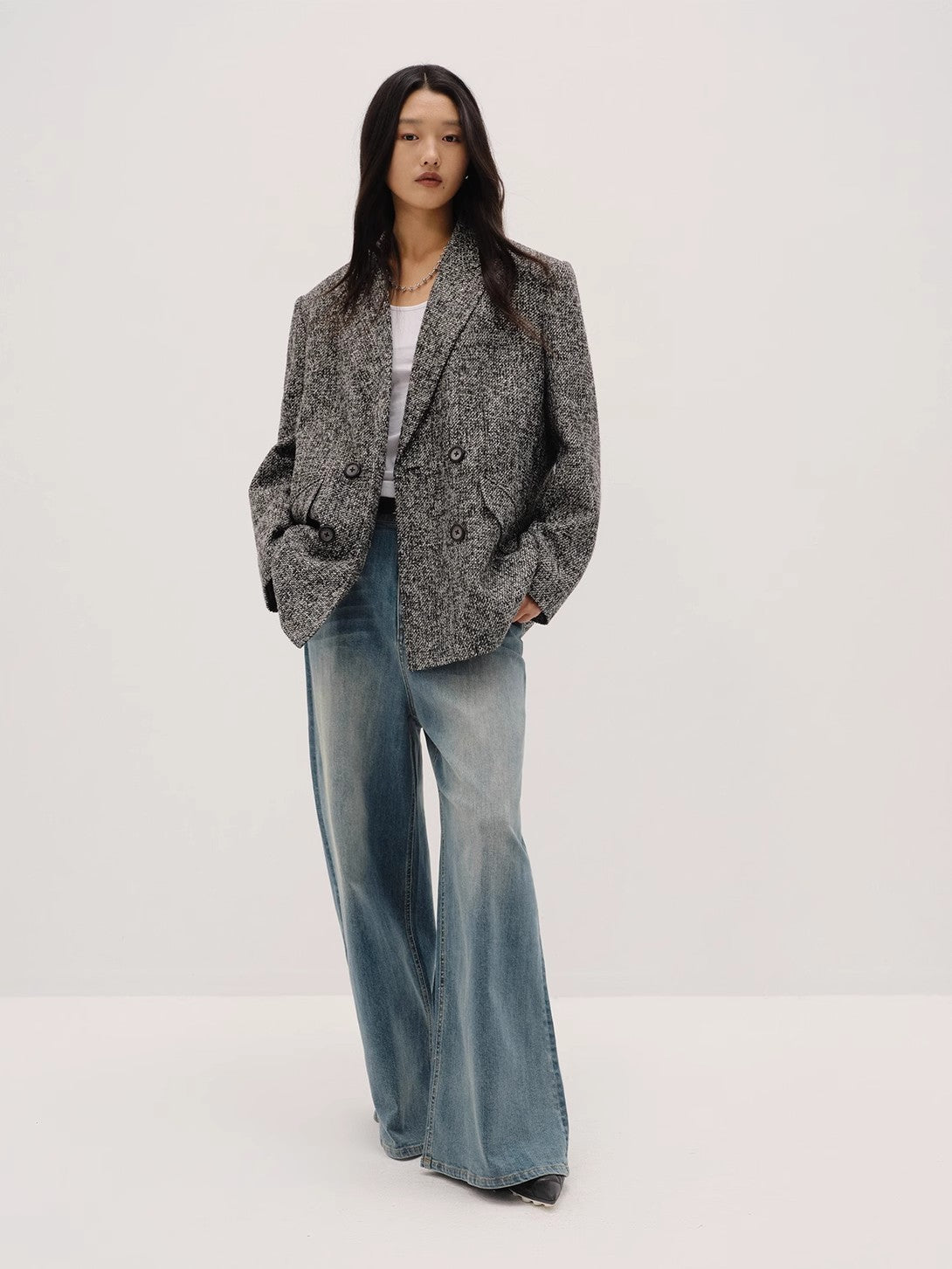 Italian Tweed Suit Jacket