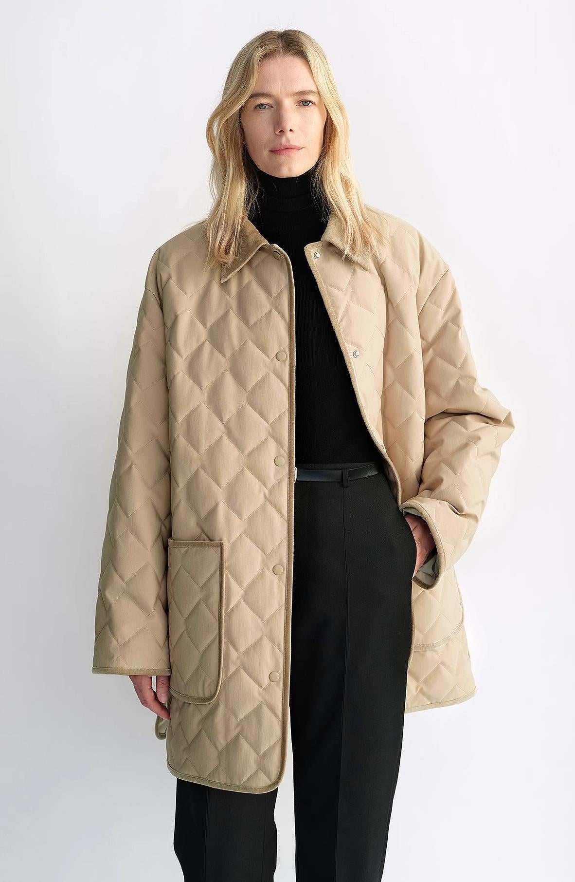 Quilted Down Barn Jacket