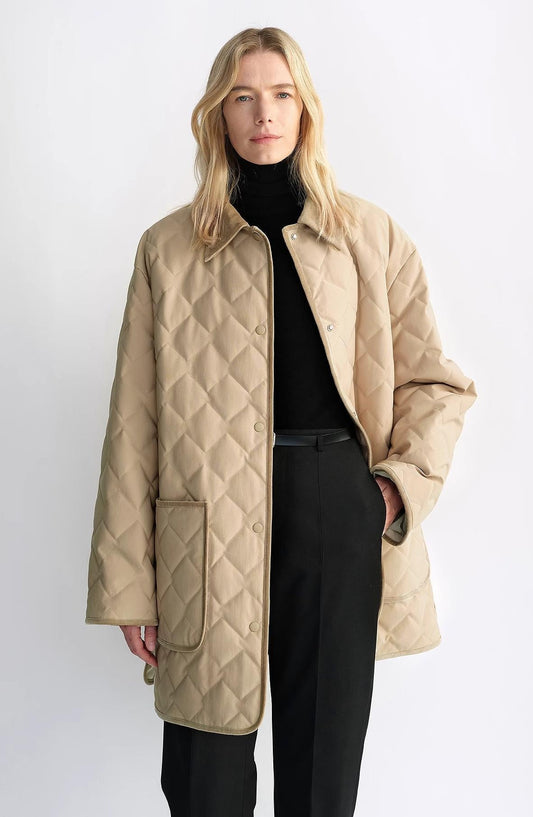 Quilted Down Barn Jacket