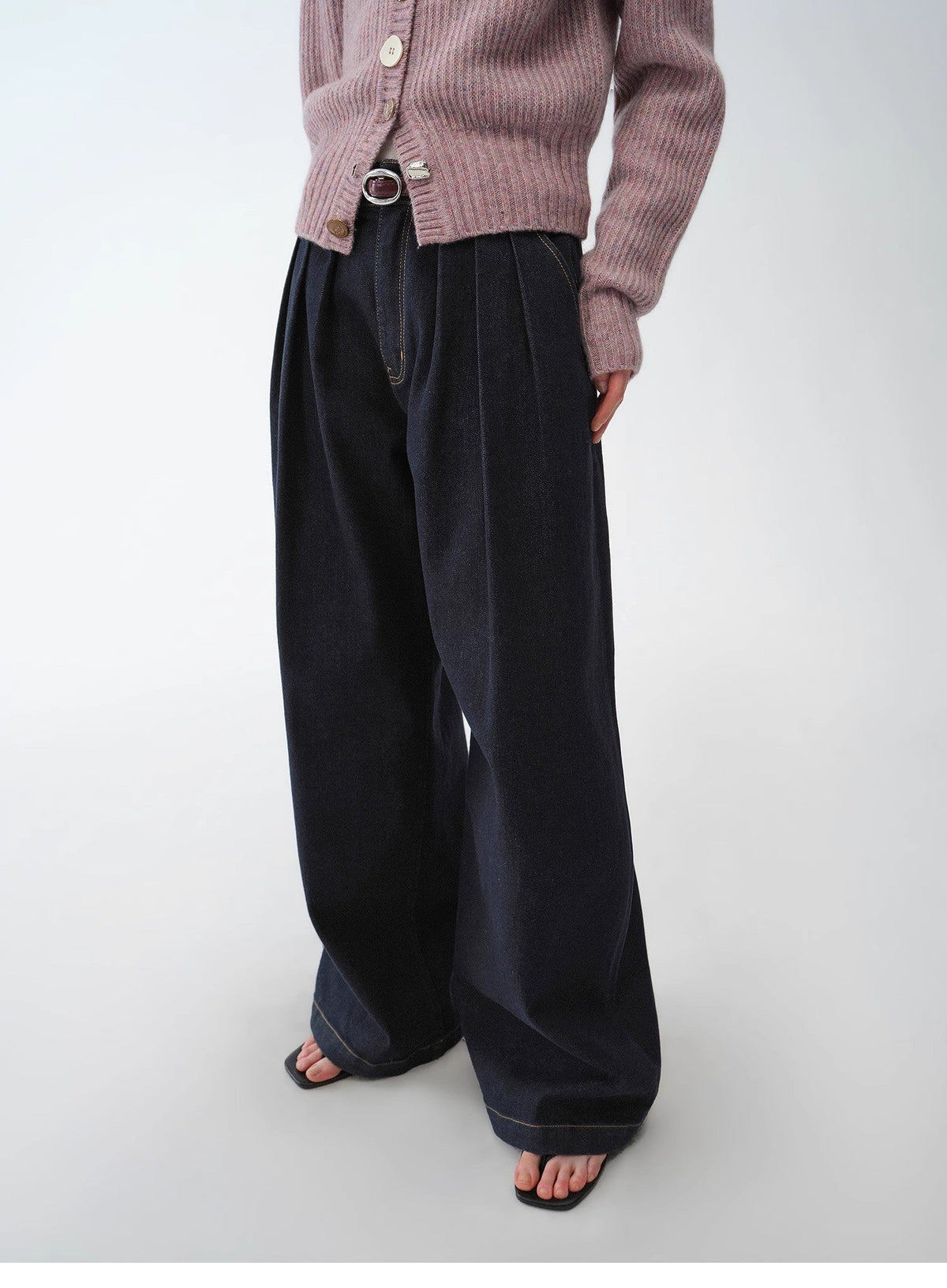 High-Waist Wide Leg Jeans