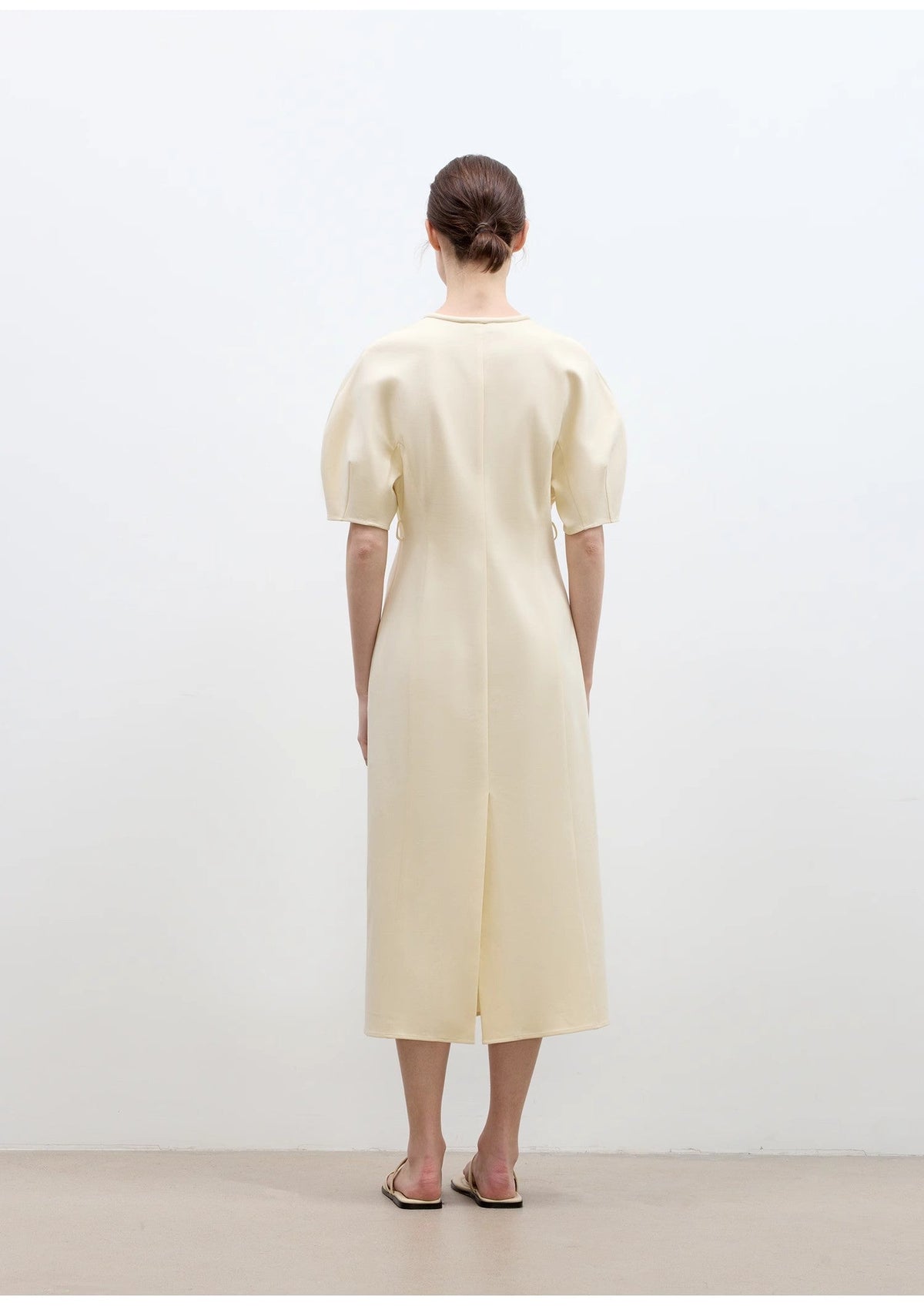 Minimalist Cotton Midi Dress