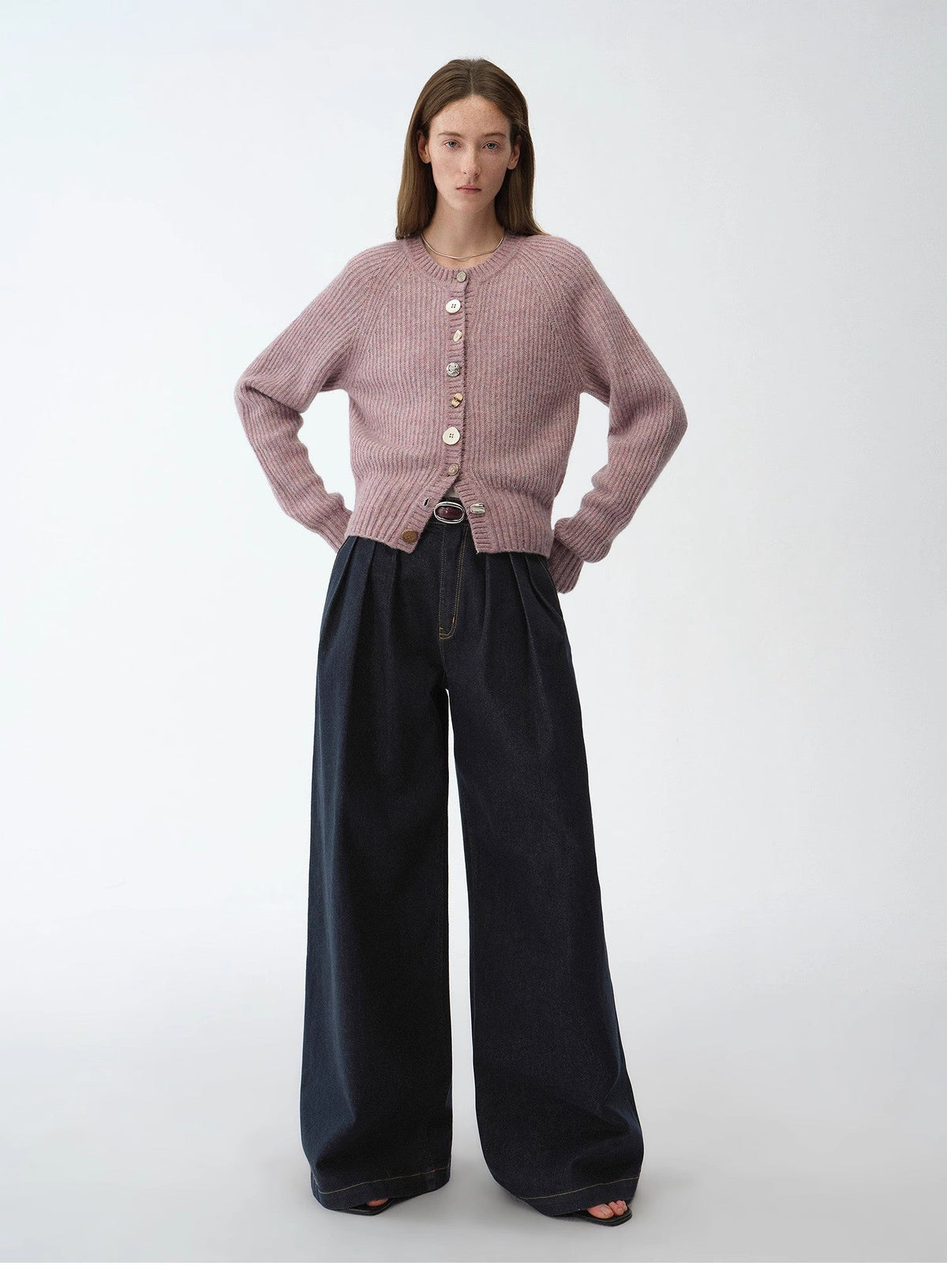 High-Waist Wide Leg Jeans
