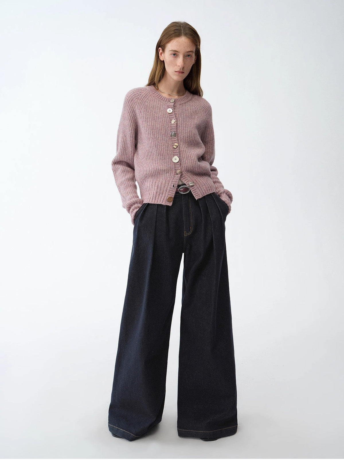 High-Waist Wide Leg Jeans