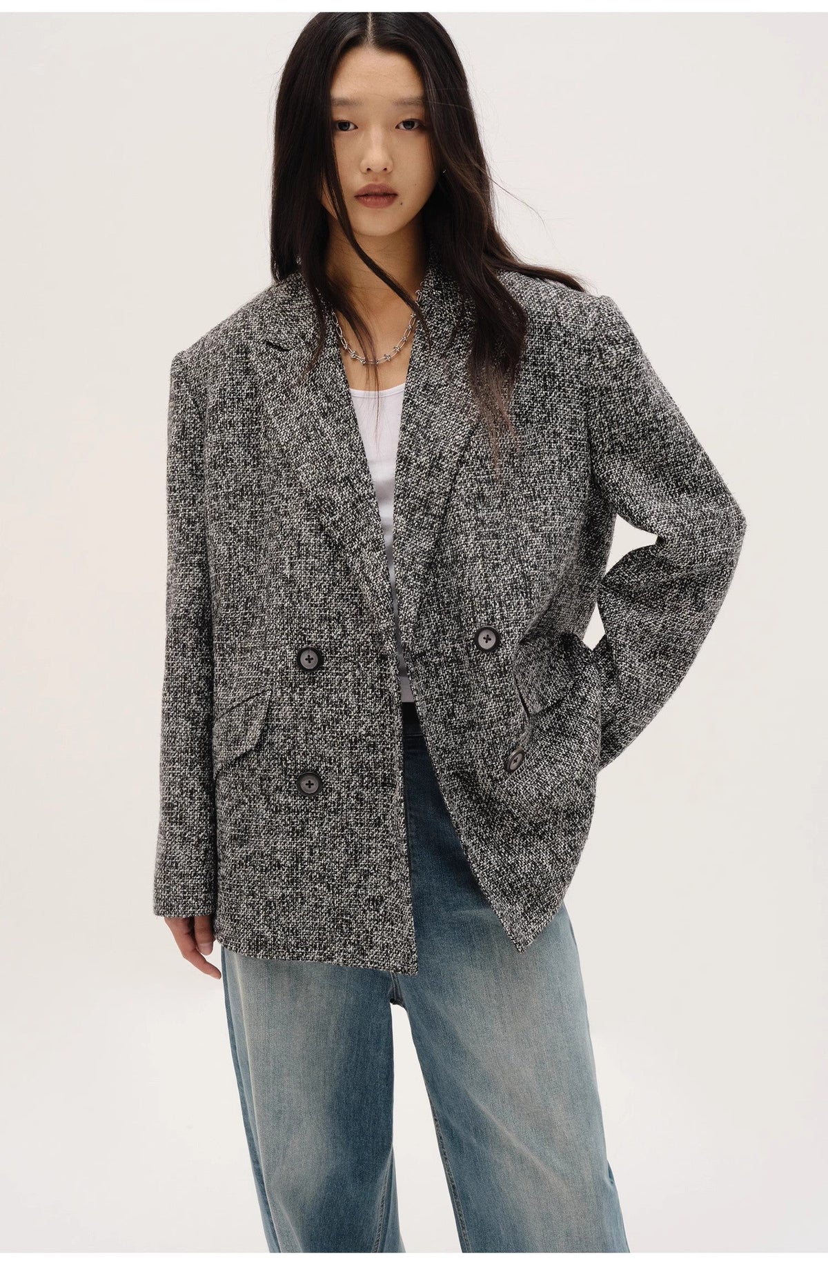 Italian Tweed Suit Jacket