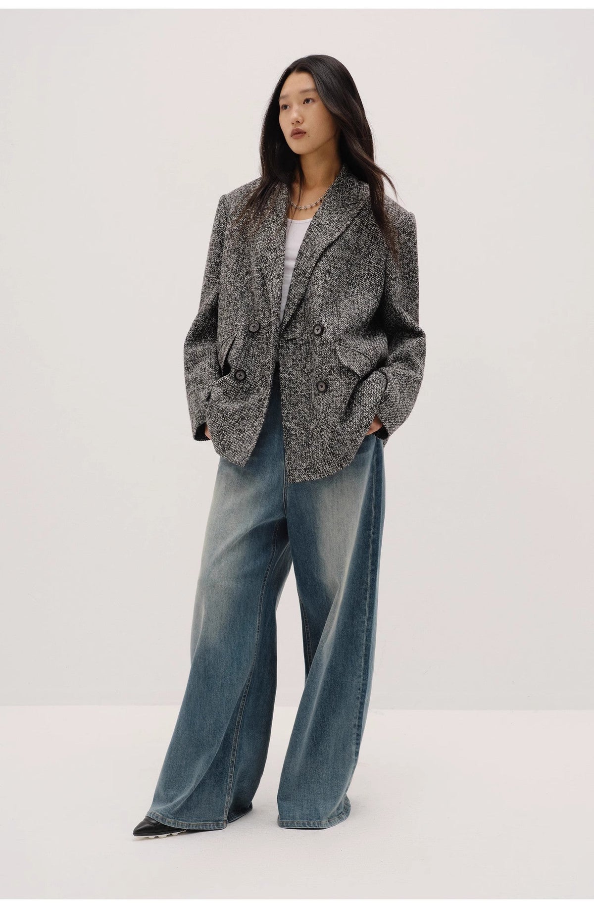 Italian Tweed Suit Jacket