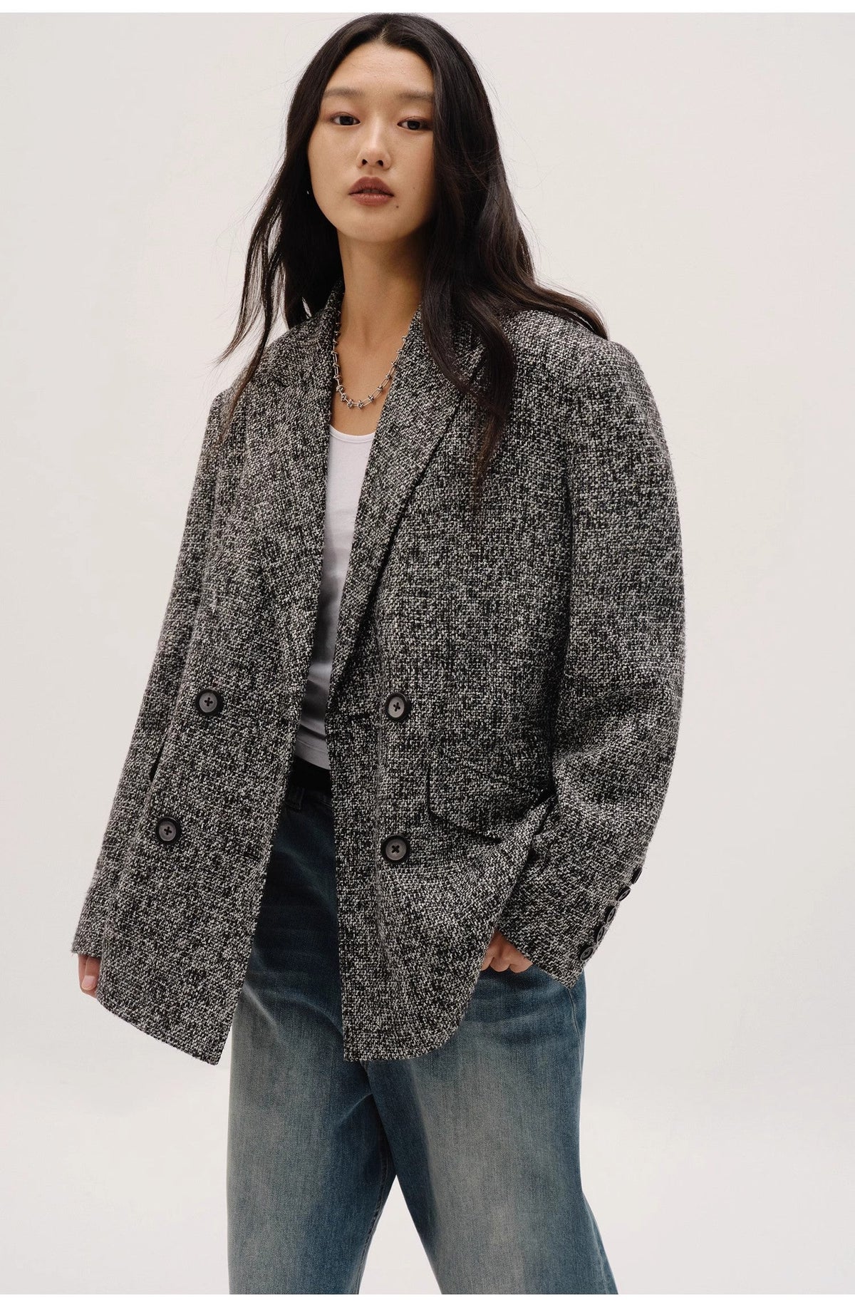 Italian Tweed Suit Jacket