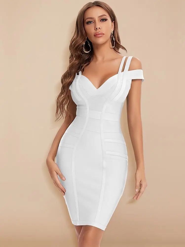 Elegant Fitted Strap Dress