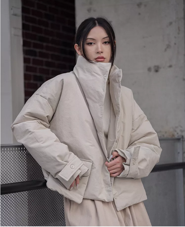 Eatan Puff Jacket – Sand