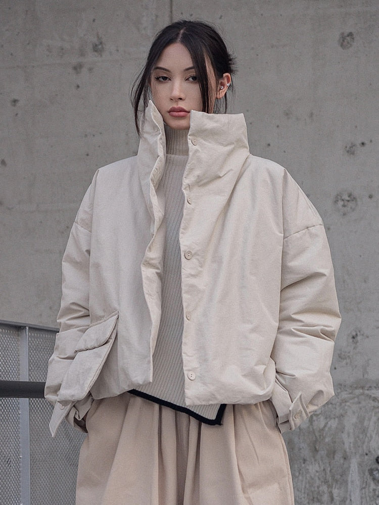 Eatan Puff Jacket – Sand