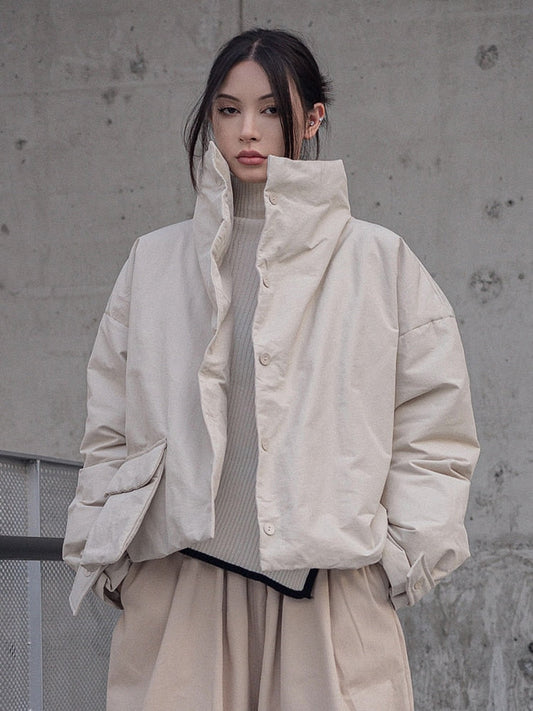 Eatan Puff Jacket – Sand