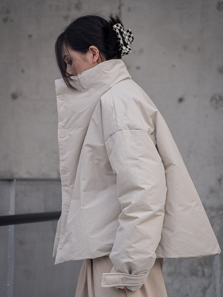 Eatan Puff Jacket – Sand
